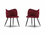 2-ių kėdžių komplektas Cosmopolitan Design Santana, raudonas