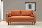 Kalune Design Oranžinis 2 vietų sofa Rome - Oranžinis