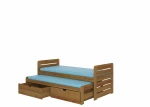 Vaikiška lova ADRK Furniture Tomi 05 180x80, ruda