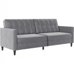 Dvivietė sofa-lova Dorel Home Hartford, pilka