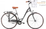 Miesto dviratis Romet Art Deco Classic 28" Alu 2022, pilkas