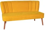 Hanah Home 2 vietų sofa Moon River - Geltona