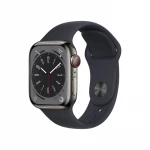 Apple Watch Series 8 41mm Graphite Stainless Steel/Midnight Sport Band