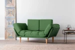 Kalune Design 3 vietų sofa-lova Nina Daybed - Žalias GR106