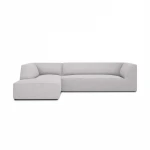 Sofa Micadoni Ruby, 273x180x69 cm, pilka