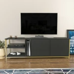 TV staliukas Kalune Design TV stalas Primrose - Anthracite, Gold