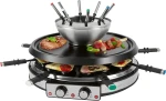 Profi Cook ProfiCook ProfiCook 2in1 Raclette Grilis & Fondue Set PC RG/FD 1245 (juodas/sidabrinis)