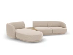 Modulinė sofa Micadoni Miley, šviesiai ruda