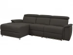 Trivietė sofa Loft Pareli, ruda