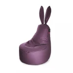 Sėdmaišis Qubo™ Mommy Rabbit, gobelenas, violetinis