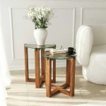 TV staliukas Kalune Design Staliukas (2 dalys) Amalfi - Walnut