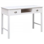 Rašomasis stalas, 110x45x76 cm, baltas