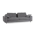 Trivietė sofa Kalune Design Army, pilka