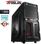 Kompiuteris Hefaist Fire "Powered by ASUS" / AMD RYZEN 7 - 1700 / B350M /  16Gb DDR4 RAM / 1Tb HDD diskas / 240Gb SSD diskas /  DVD-RW / Radeon RX480 4GB / 600W 85+