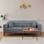 Hanah Home 3 vietų sofa-lova Liones 35 - Dark Pilkas