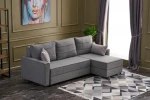 Kalune Design Kampinė sofa-lova Ece Right - Pilkas