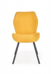 4-ių kėdžių komplektas Halmar K360, geltonas