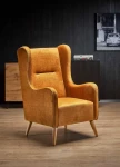 Fotelis CHESTER leisure chair, color: honey (fabric 9. Amber)