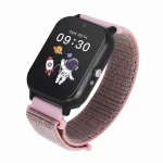 Išmanusis laikrodis vaikams Garett Kids Tech 4G, Juodos spalvos su rožinės spalvos dirželiu