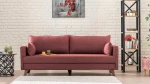 Išskleidžiama sofa Artie Bella 208, raudona