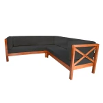 Kalune Design Kampinė sofa Tambo - Juodas