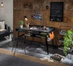 Kalune Design Darbo stalas Dark Metal Study Desk