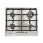 Whirlpool TGML 661 IX R Nerūdijančiojo plieno Įmontuoti 58 cm Dujinė 4 zone(s)