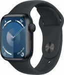 Išmanusis laikrodis Apple Watch 9 41mm GPS Midnight Alu Sport S/M Granatowy (MR8W3QP/A)