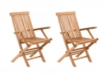 2-jų lauko kėdžių komplektas Möbilia, rudas