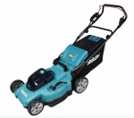 Makita DLM480CT2 Akumuliatorinė vejapjovė 2X18V, 48cm, 2X5,0Ah Li-ion DC18SH, 4/1 (Pjovimas/Surinkimas/Mulčiavimas/Galinis išmetimas), Plastikinis korpusas