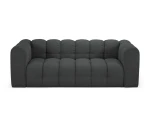 Sofa Micadoni Mellow, 220x106x75 cm, juoda