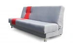 Sofa Ada 06, pilka/raudona