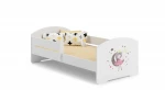 Lova ADRK Furniture Pepe Barrier Sleeping Princess, 140x70 cm, balta