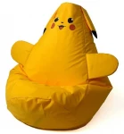 Pikachu yellow Sako bag pouffe XL 130 x 90 cm