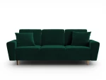 Sofa-lova Micadoni Moghan, 235x100x88 cm, žalia