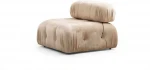 Hanah Home 1 vietos sofa Bubble O1 - Kreminis