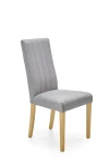 DIEGO 3 chair, color: quilted velvet Stripes - MONOLITH 85