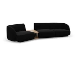 Modulinė sofa Micadoni Miley, juoda