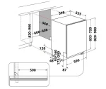 Indesit Indaplovė D2IHD526A 60 cm