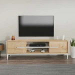 TV staliukas Kalune Design TV stalas Eslem - Oak, Baltas