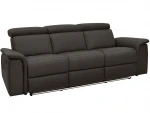 Trivietė sofa Loft Pareli, ruda