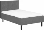 Lova Couch LANDE 120x200cm, with headboard, pilkas