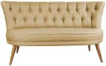 Kalune Design 2 vietų sofa Richland Loveseat - Milky Brown