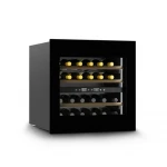 Caso | Wine Cooler | WineDeluxe WD 24 | Energy efficiency class F | Built-in | Bottles capacity 24 | Juodas