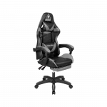 Kruger & Matz Žaidimų kėdė Žaidimų kėdė Warrior GX-150 Gaming Chair, Juoda-pilka