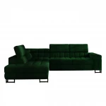 Kampinė sofa-lova Laris, žalia