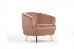 Fotelis Kalune Design Piccoli, rožinis