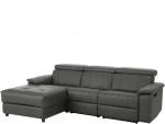 Trivietė sofa Loft Tanaro, pilka