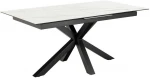 Dining table HEAVEN 168/210x90xH76cm, baltas