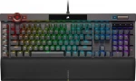 CORSAIR K100 RGB Optical Mechaninė klaviatūra žaidimams su pašvietimu RGB LED CORSAIR OPX RAPIDFIRE Juodas PBT Keycaps